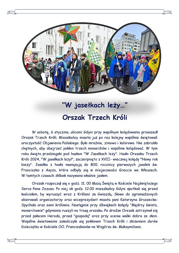 Orszak Trzech Króli 2024 - Folorelacja